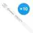 Mehrfachpackung 10x Ledvance LED Röhre T8 Superior (EM/Mains) High Output 11.4W 2000lm - 840 Kaltweiß | 105cm - Ersatz Für 38W
