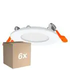 Mehrfachpackung 6x Ledvance LED Downlight Slim Recess Weiß 4.5W 240lm 110D - 840 Kaltweiß | 85mm - Ausschnitt 72mm