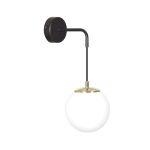 Emibig Applique Murale Ognis Acier Noir | Convient pour 1x E27 - Max 10W