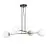 Emibig Suspension Luminaire Ognis Acier Noir | Convient pour 4x E27 - Max 10W