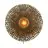 Good&Mojo Applique Murale Bali Bambou Noir L | Convient pour 1x E27 