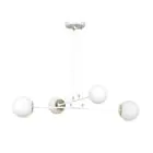 Emibig Suspension Luminaire Ognis Acier Blanc | Convient pour 4x E27 - Max 10W